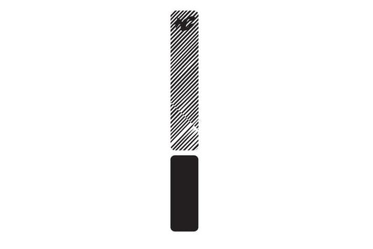 Creatures of Leisure Skim Arch 3" Traction - Black White Stripe Traction Pad