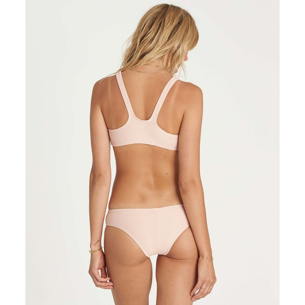 Billabong Tanlines Crop Tank Bikini Top - Barely Blush womens swimwear