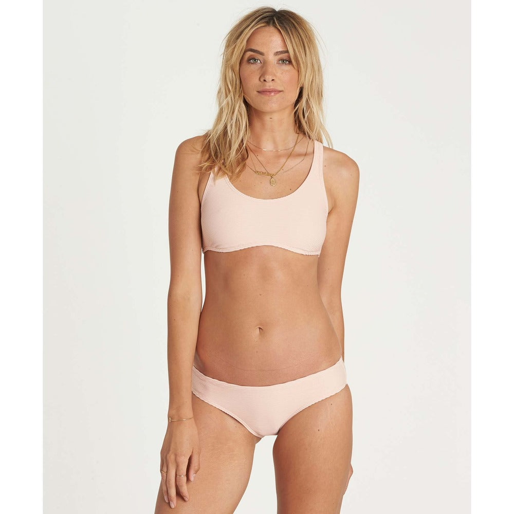 Billabong Tanlines Crop Tank Bikini Top - Barely Blush womens swimwear