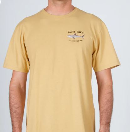 Salty Crew Bruce Premium SS Mens T Shirt - Camel Mens T Shirt