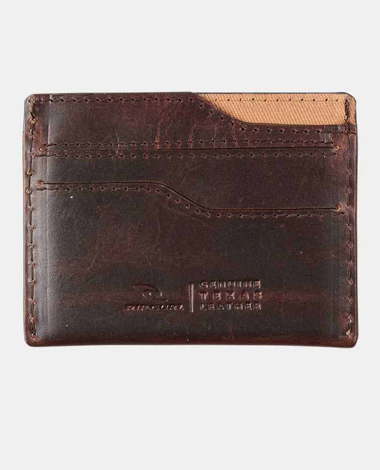 Ripcurl Texas RFID Sleeve Wallet - Brown wallet