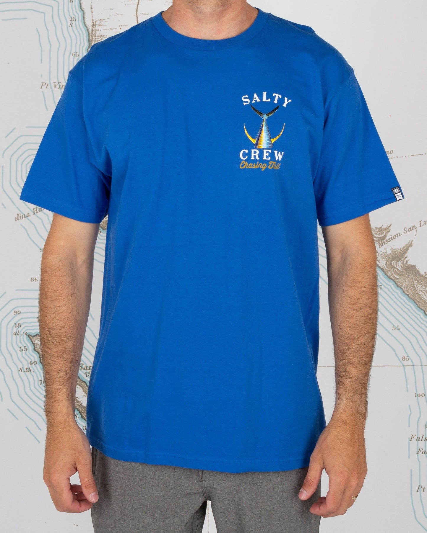 Salty Crew Tailed Standard SS T Shirt - Royal Mens T Shirt