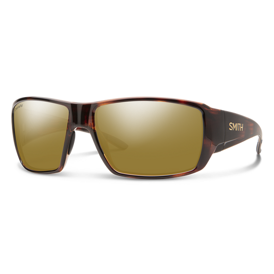 Smith Guides Choice Sunglasses Tortoise ChromaPop Glass Polarized Bronze Mirror Sunglasses