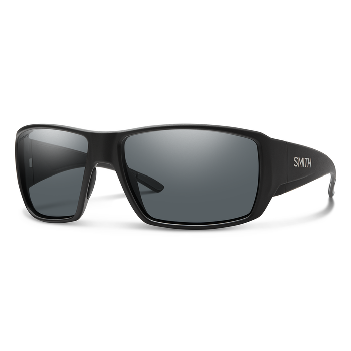 Smith Guide's Choice Matte Black ChromaPop Polarized Gray Glass Sunglasses Sunglasses