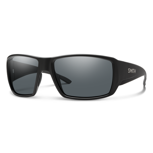 Smith Guide's Choice Matte Black ChromaPop Polarized Gray Glass Sunglasses Sunglasses