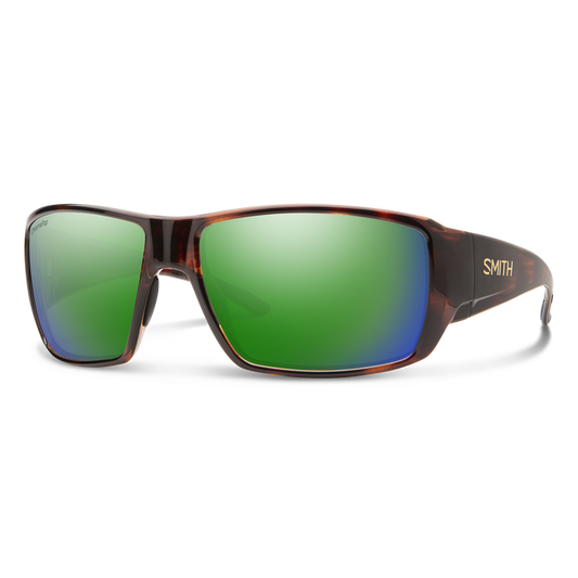 Smith Guide's Choice Tortoise Polarized Green Mirror Glass Lens ChromaPop Sunglasses Sunglasses