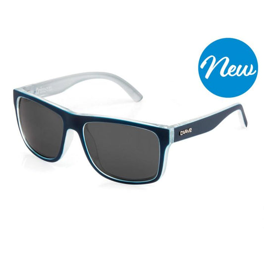 Carve Crimson Polarized Sunglasses - Matte Black Blue Cyan Sunglasses
