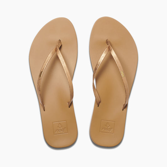 Reef Cushion Bounce Slim Womens Sandals - Copper Womens Footwear