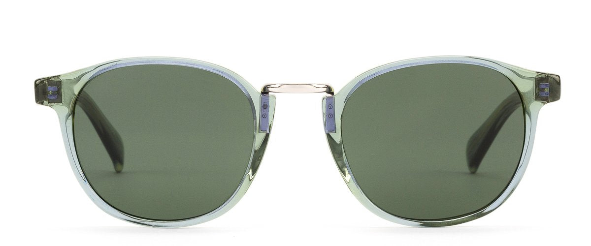 Otis A Day Late Mineral Glass Sunglasses - Emerald Grey Sunglasses