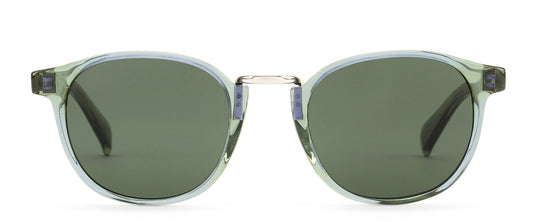 Otis A Day Late Mineral Glass Sunglasses - Emerald Grey Sunglasses