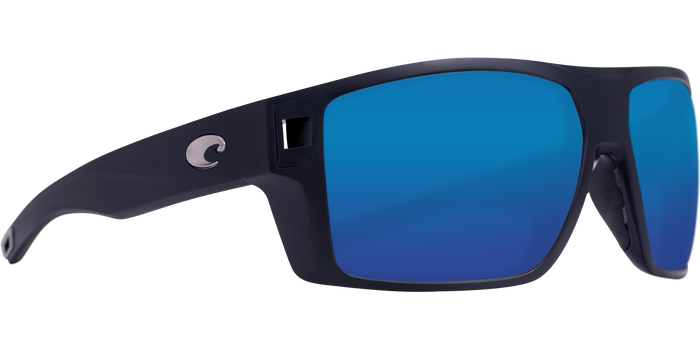 Costa Del Mar Diego Matte Black Blue Mirror 580G Lense Polarized Sunglasses Sunglasses