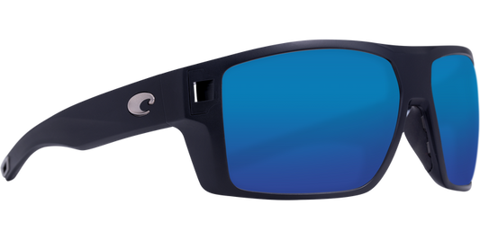 Costa Del Mar Diego Matte Black Blue Mirror 580G Lense Polarized Sunglasses Sunglasses