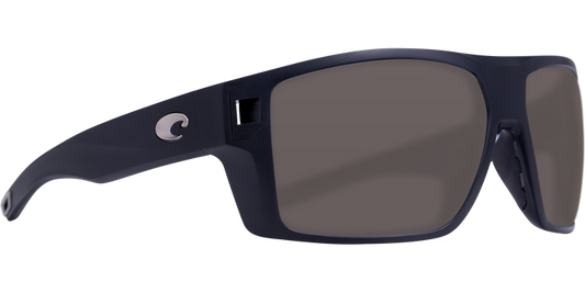 Costa Del Mar Diego Matte Black Grey 580P Lens Polarized Sunglasses Sunglasses