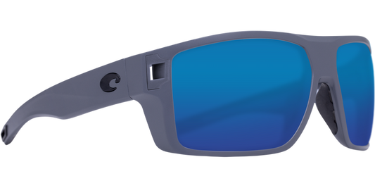 Costa Del Mar Diego Matte Gray Blue Mirror 580G Lense Polarized Sunglasses Sunglasses