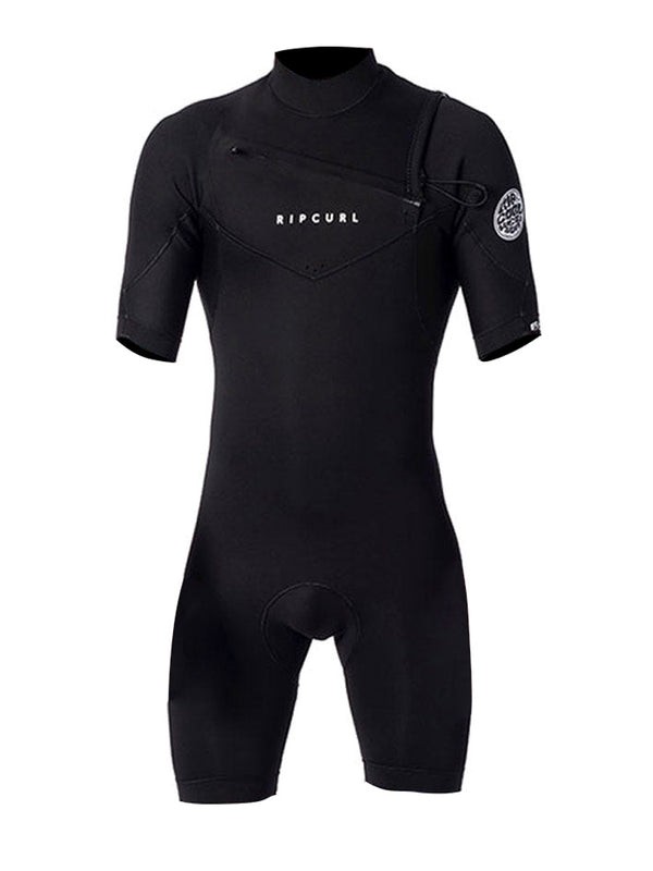 Rip Curl Dawn Patrol E5 SS Spring Suit - Black Blue - Black Wetsuit