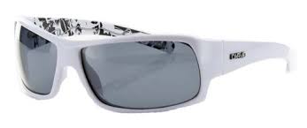 Carve Sonny Polarized Sunglasses - Black Grey / Matte Black / White Sunglasses White