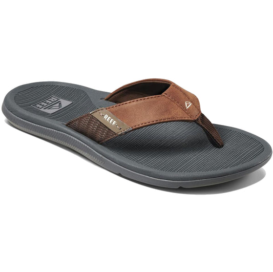 Reef Santa Ana Men's Sandals - Grey Tan Brown Mens Footwear