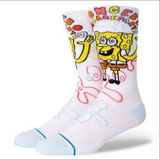 Stance Imagination Bob Mens Socks - White Socks