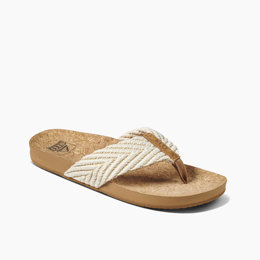Reef Cushion Strand Women's Sandals - Vintage White Womens Footwear