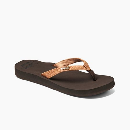 Reef Star Cushion Sassy Color-TOBACCO Womens Footwear