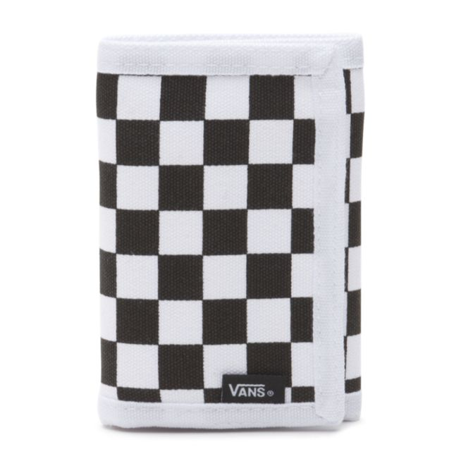 Vans Slipped Velcro Wallet - Black White Checkers wallet Black White
