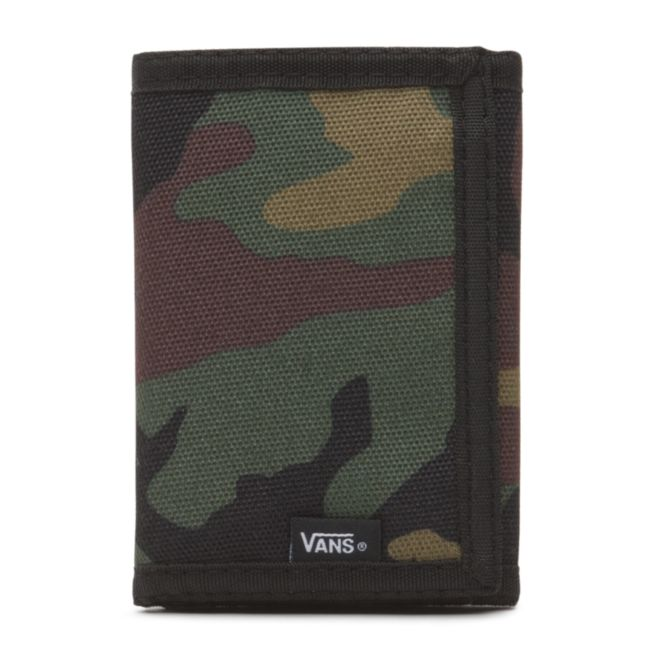 Vans Slipped Velcro Wallet - Black White Checkers wallet Classic Camo