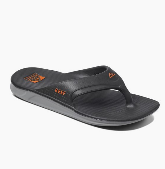 Reef One Mens Waterproof Sandal - Grey Orange Mens Footwear