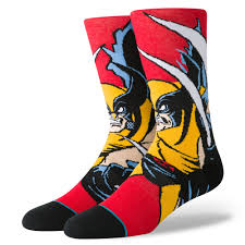 Stance Xmen Wolverine Socks - Red Socks