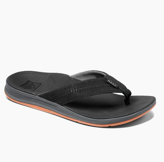 Reef Ortho Coast Men's Orthodontic Arch Sandals - Black Mens Footwear