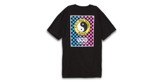 Vans X T&C Short Sleeve Tee Shirt - Town and Country - Black Mens T Shirt