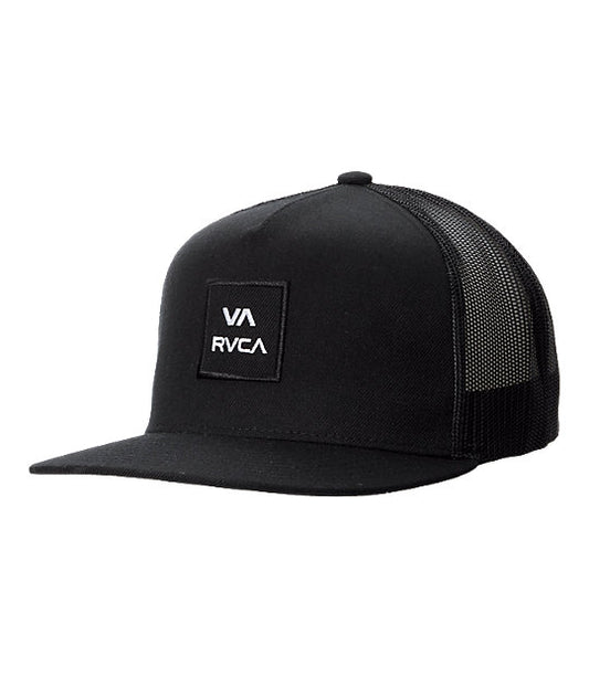 RVCA Men's VA All The Way Trucker Hat - Black Mens Hat