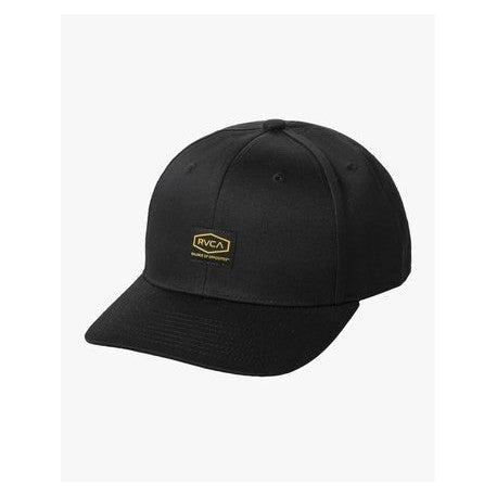 RVCA Dayshift Snapback Hat - Black mens hat