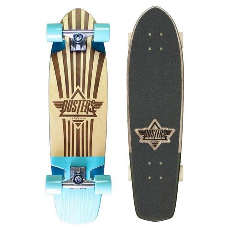 Dusters Keen Retro Frame 31" Crusier Skateboard Complete - Teal Longboard Complete