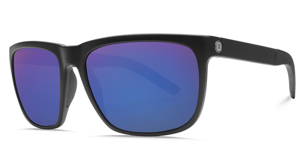Electric Knoxville XL S Matte Black OHM Polarized Blue Sunglasses EE16001065 Sunglasses