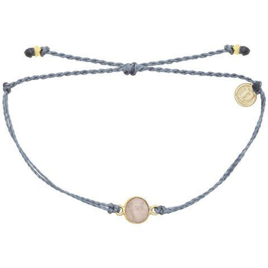 Pura Vida Rose Gold Quartz Bracelet - Dusty Blue Jewelry