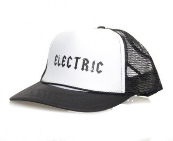 Electric Hessian Mens Black Trucker Hat ED5531603BLK2 Mens Hat
