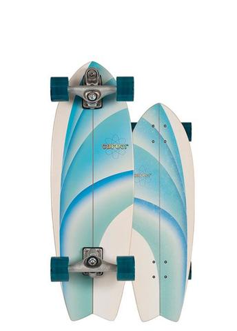 Carver 2020 Emerald Peak 30" Raw Complete Surfskate Complete Skateboard