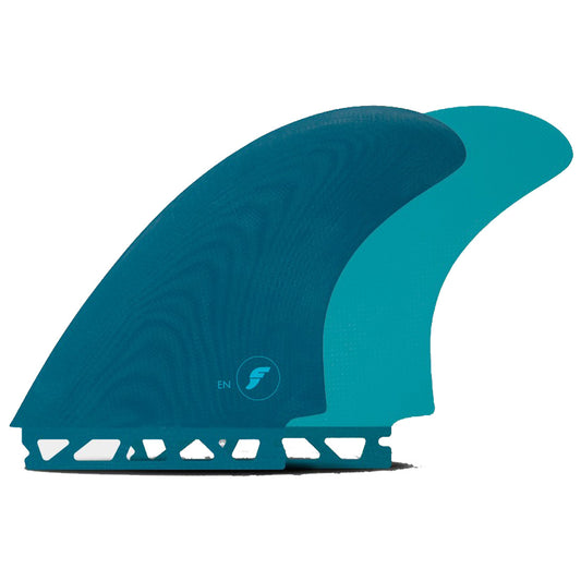 Futures Surfboard Fins EN Fiberglass Twin fin Set - Teal Fins
