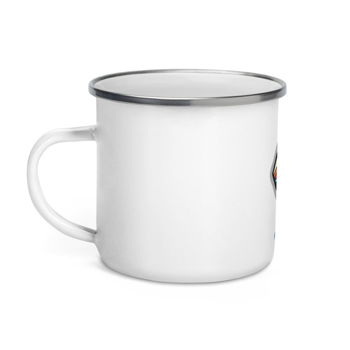 SURF WORLD Enamel Mug - White Drinkware