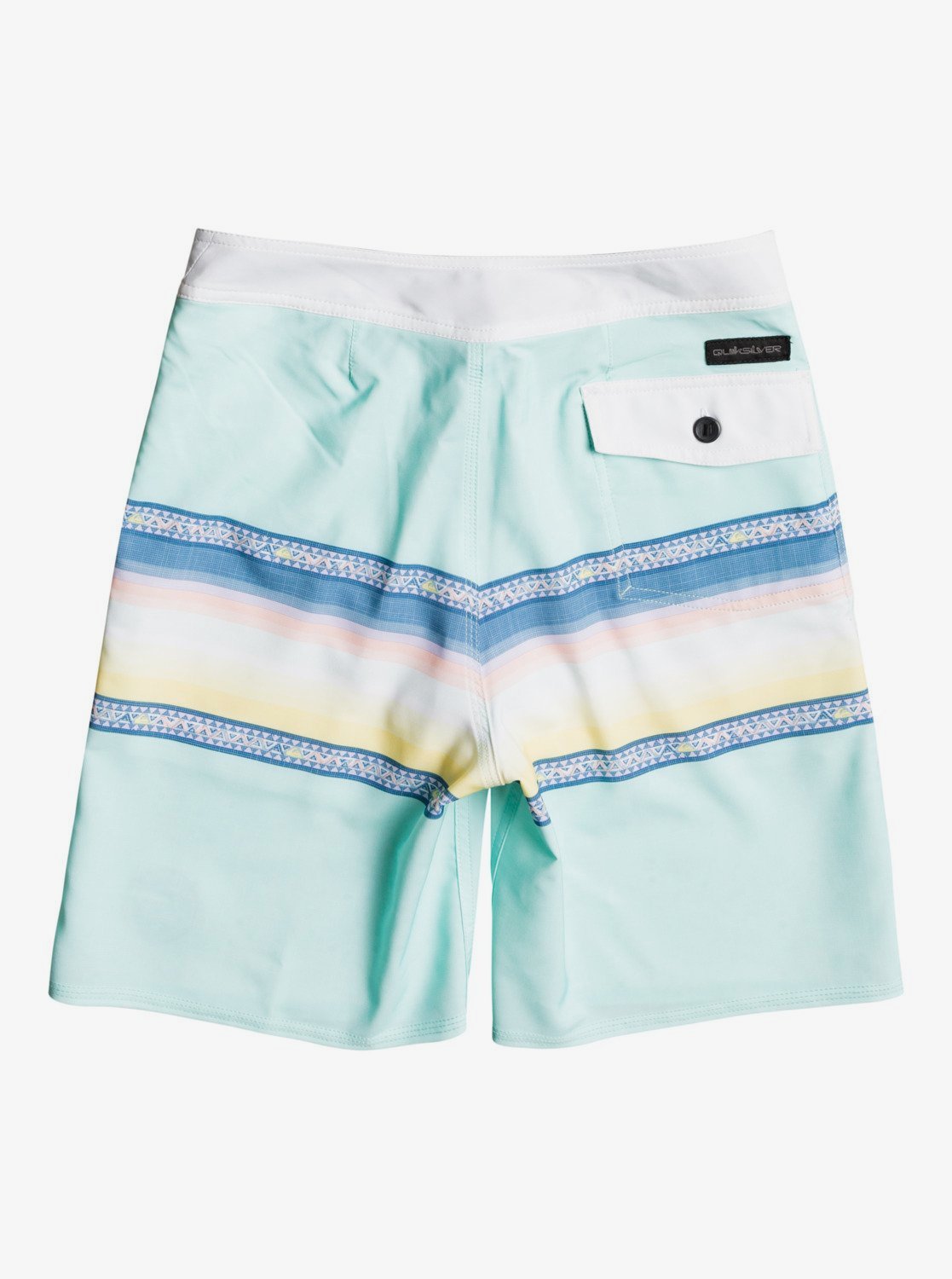 Quicksilver Boys Surfsilk Sun Faded 17" Boardshorts - Blue Tint youth swimwear