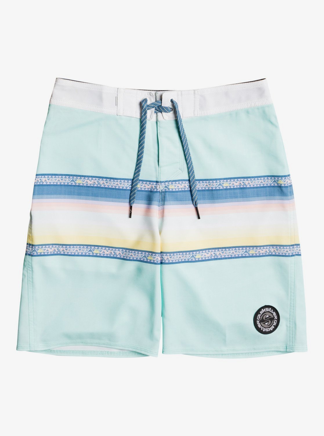 Quicksilver Boys Surfsilk Sun Faded 17" Boardshorts - Blue Tint youth swimwear