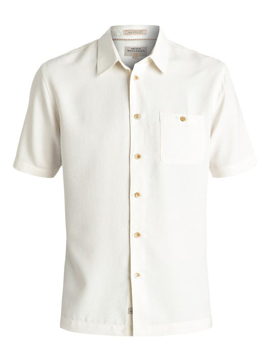 Quiksilver Waterman Marlin Short Sleeve Shirt - Pristine Mens Woven
