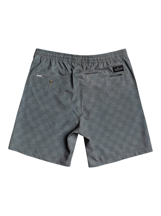 Quiksliver Elastic Checker 18" Amphibian Boardshorts - Urban Chic Mens Boardshorts