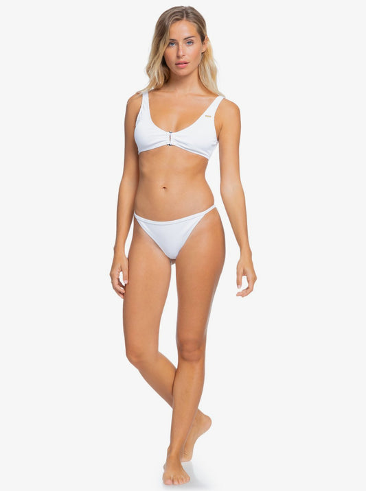 Roxy Mind of Freedom Mini Bikini Bottom - White womens swimwear