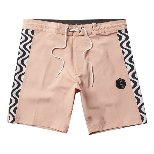 Vissla Trimline Boardshorts 17.5" Pale Pink Mens Boardshorts