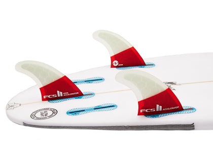 FCS II Accelerator PC Red Medium Tri Set Fins