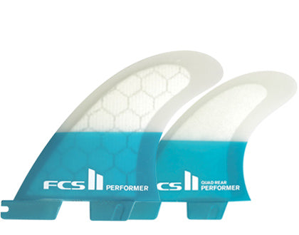 FCS II PC Performer Quad Set of 4 Fins Fins