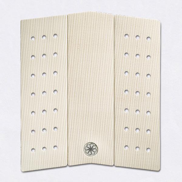Octopus Grip Front Deck Corduroy II Black Traction Pad - Black Traction Pad Cream