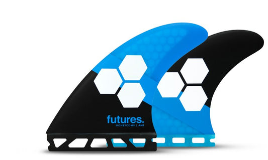 Futures AM1 HC Thruster Fins Medium - Blue Black Fins
