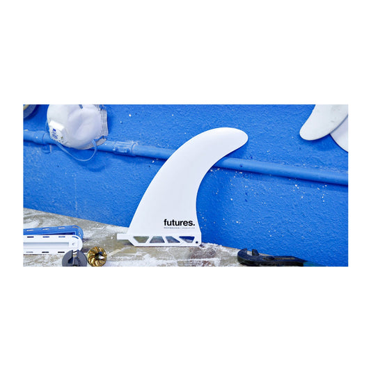 Futures 8.0 Thermotech Performance Single Fin - White Longboard / SUP Fins
